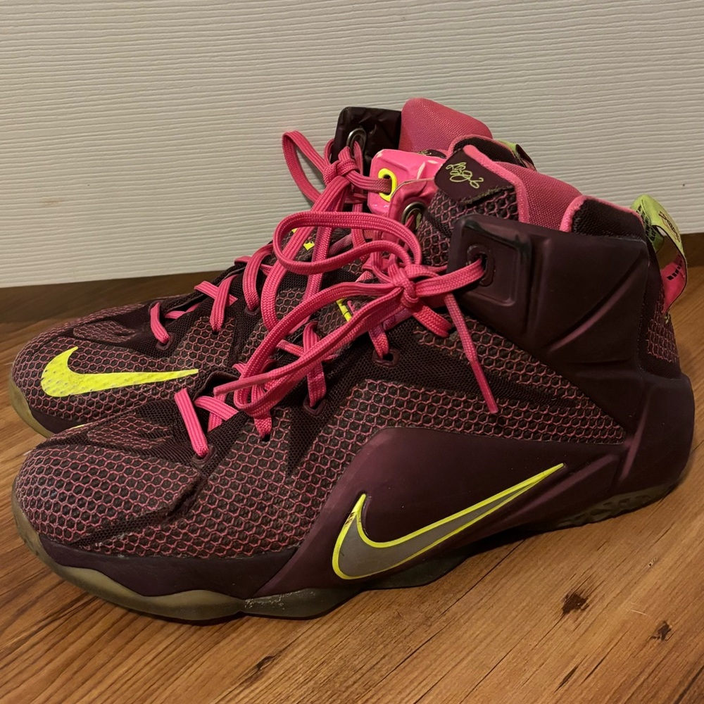 Nike Lebron 12 GS Mid Double Helix Shoes